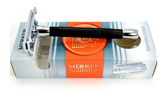 Safety Razor 20c Chrome and Black