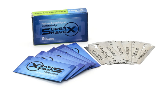 Platinum Polymer Coating Double-Edge Razor Blades