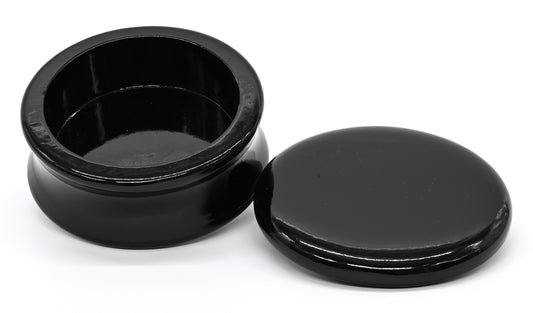 Black Mango Wood Shaving Bowl