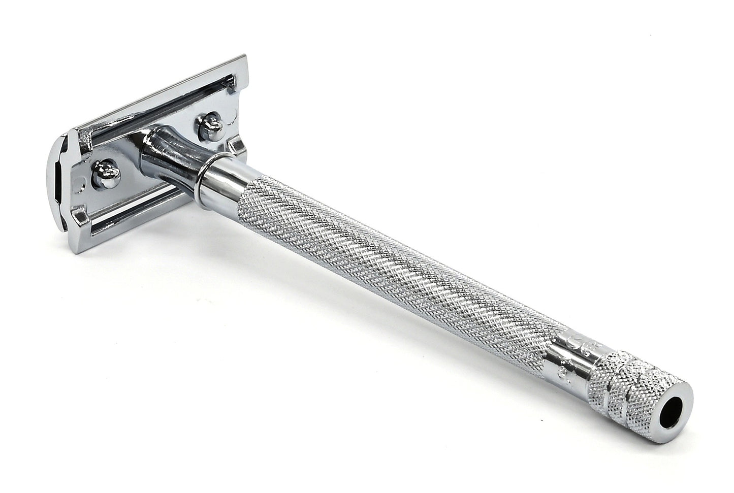 Safety Razor 24c Long Handle Chrome Plated