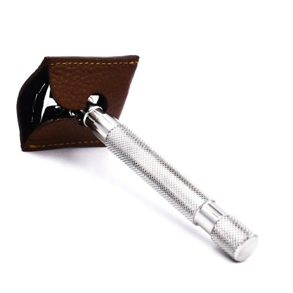Brown Leather Razor Guard