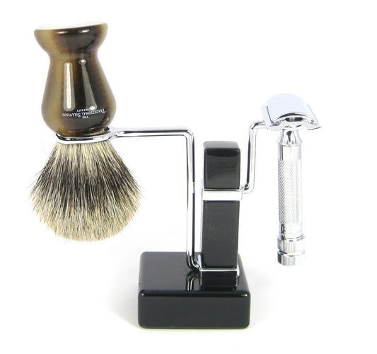 Cube Black Stand For Razor And Shaving Brush_69.jpg