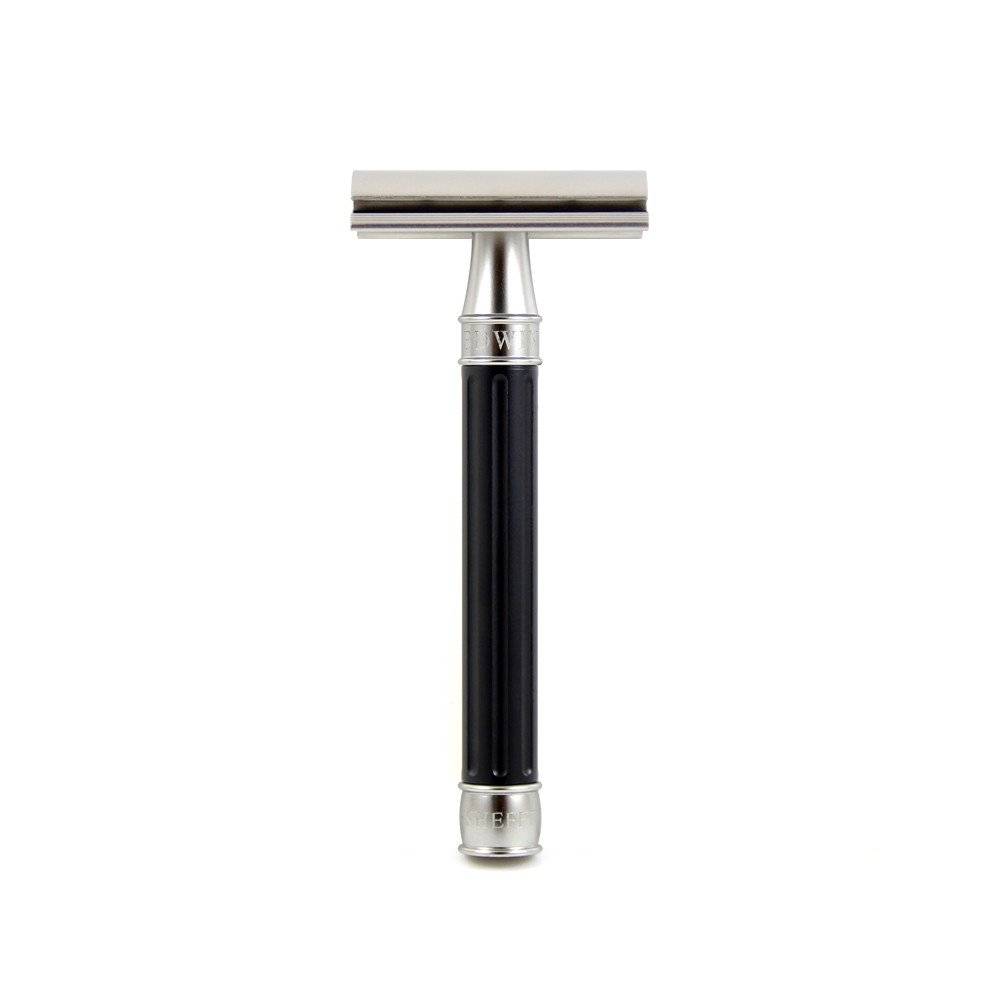 DE 3ONE6 Stainless Steel Safety Razor Black_4187.jpg
