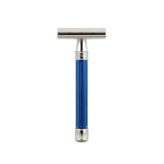 DE 3ONE6 Stainless Steel Safety Razor Blue_4181.jpg