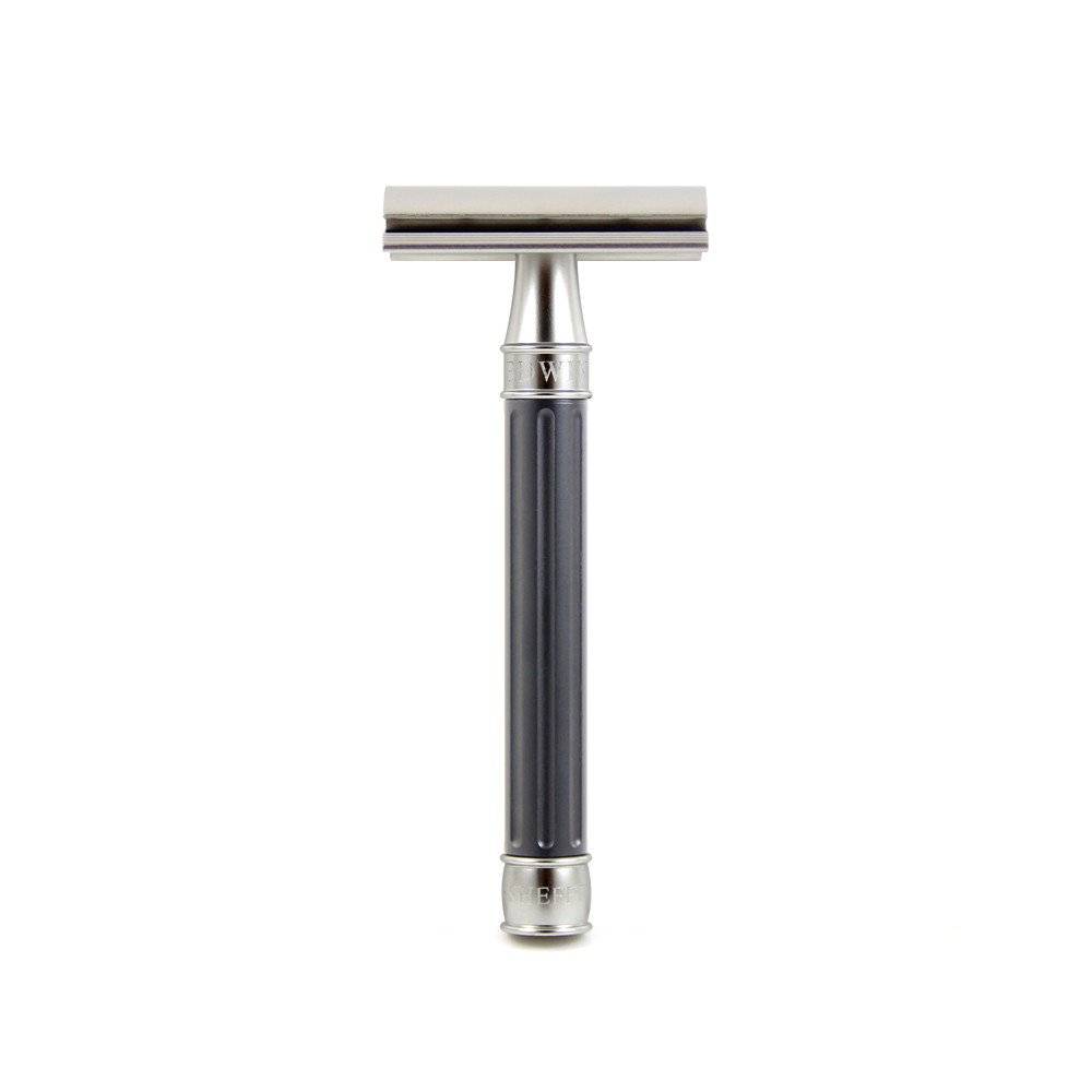 DE 3ONE6 Stainless Steel Safety Razor Gun Metal_4184.jpg