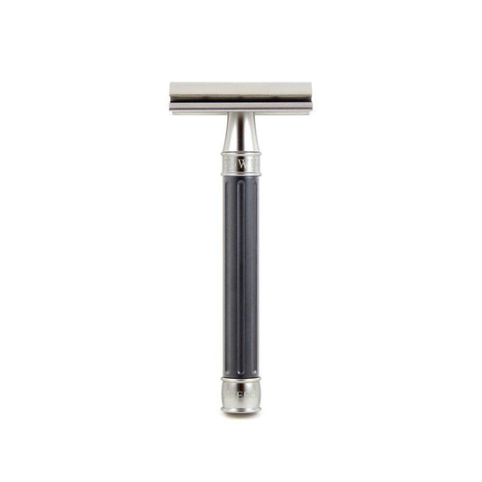 DE 3ONE6 Stainless Steel Safety Razor Gun Metal_4184.jpg