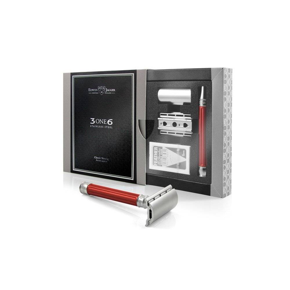 DE 3ONE6 Stainless Steel Safety Razor Red_4180.jpg
