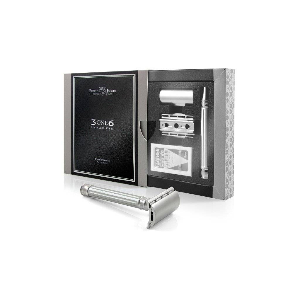 DE 3ONE6 Stainless Steel Safety Razor Silver_4192.jpg