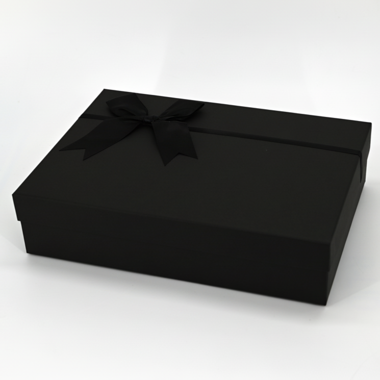 Black Gift Box with Bow