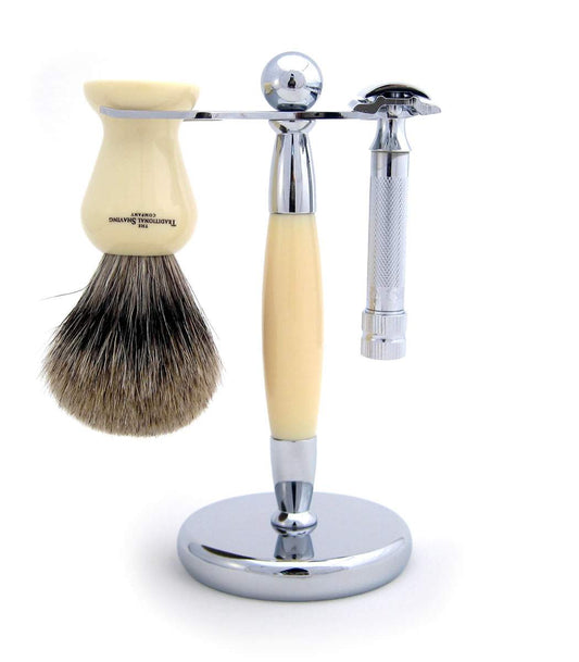 Ivory Chrome Stand For Razor And Shaving Brush_3049.jpg
