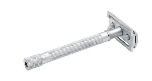 Safety Razor 22C Long Handle Matt Chrome_4883.jpg
