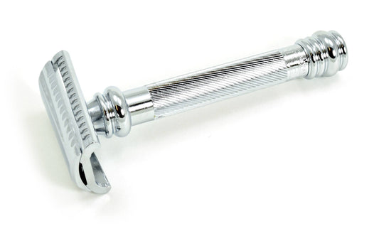 Slant Barber Pole 39C Safety Razor Chrome_3826.jpg