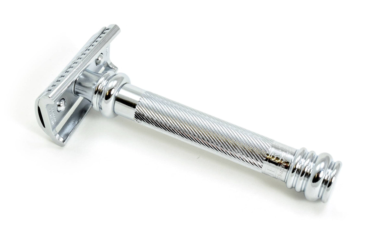 Slant Barber Pole 39C Safety Razor Chrome_3827.jpg