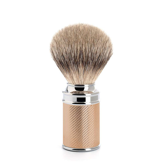 Traditional Rose Gold Silvertip Badger Shaving Brush 091M89RG_3729.jpg