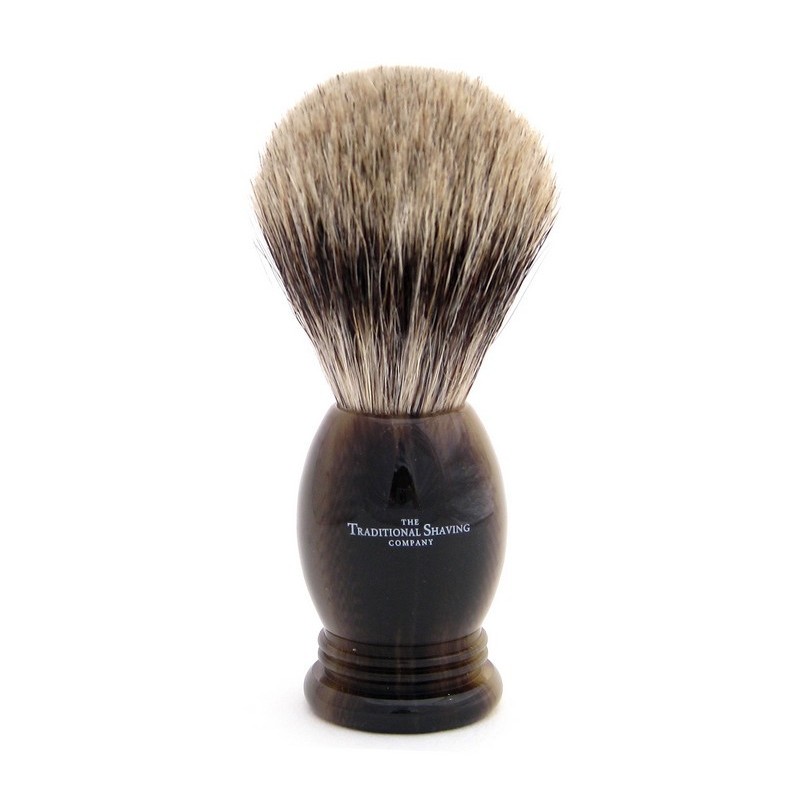 Horn Pure Badger Shaving Brush 400