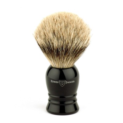 Super Badger Shaving Brush EJ28 Ebony - Extra Large