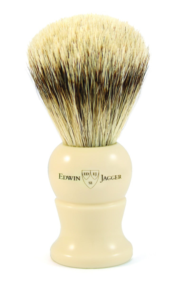 Super Badger Shaving Brush 1EJ287 Ivory - Medium