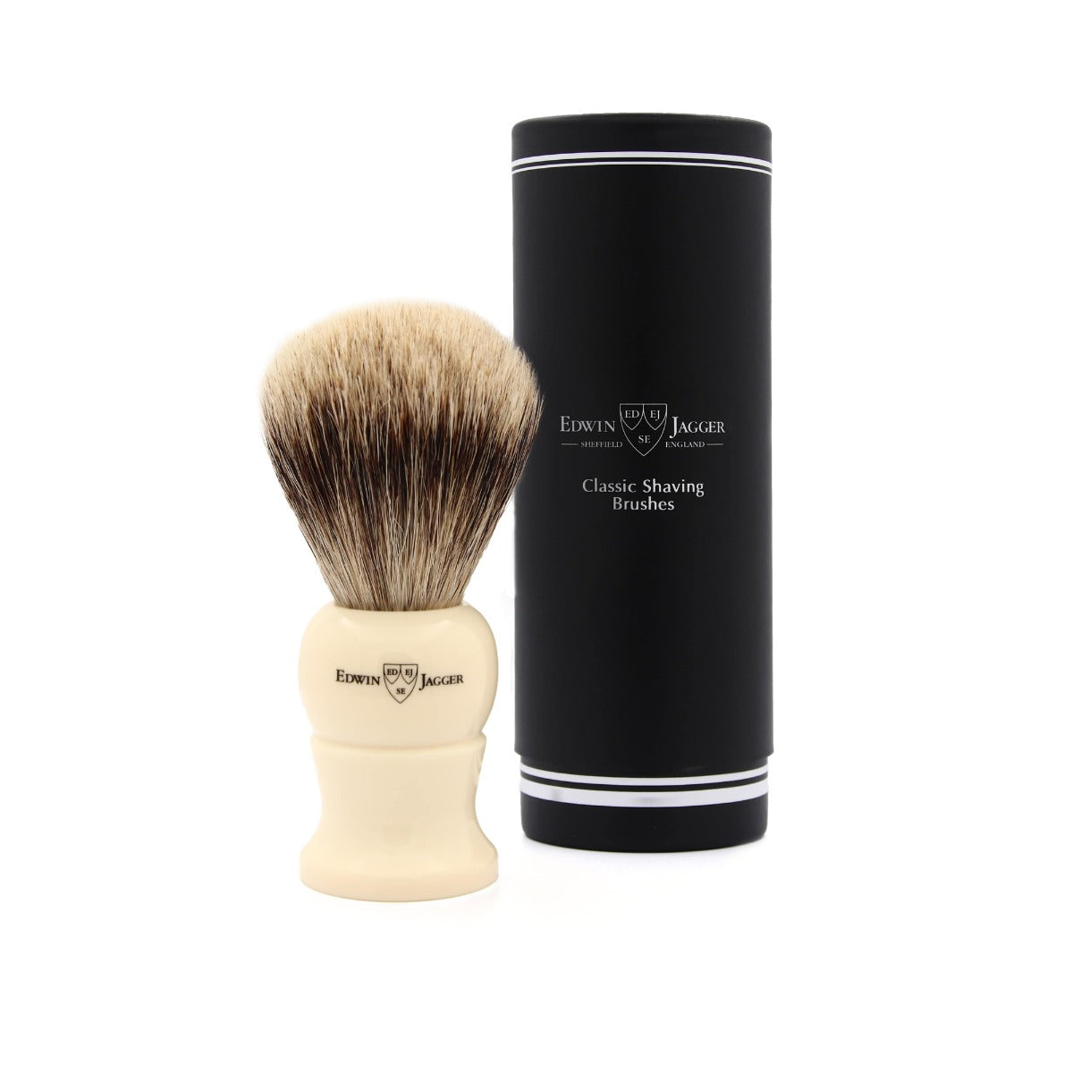Super Badger Shaving Brush 1EJ287 Ivory - Medium
