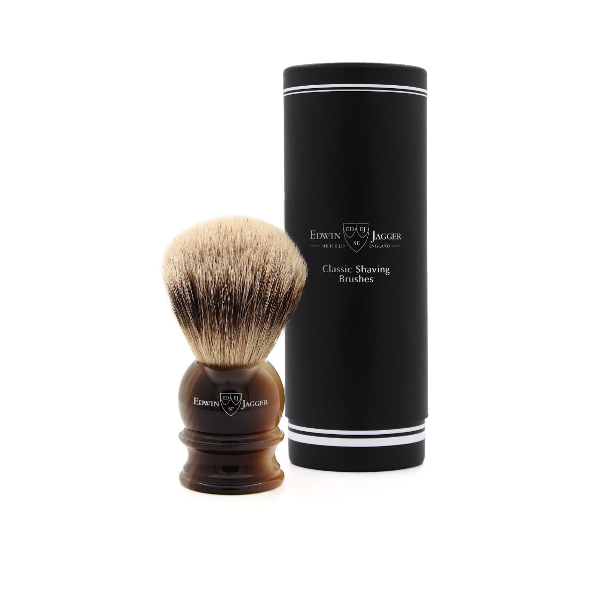 Silver Tip Badger Shaving Brush 1EJ462 Light Horn - Medium