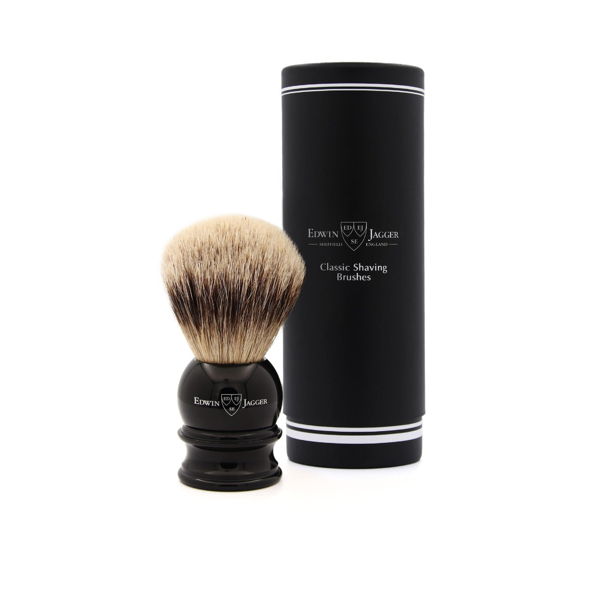 Silver Tip Badger Shaving Brush 1EJ466 Ebony - Medium