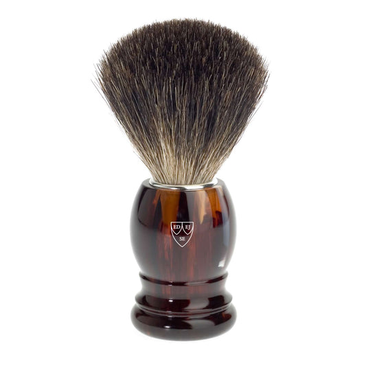 Black Badger Shaving Brush Tortoise 81P23