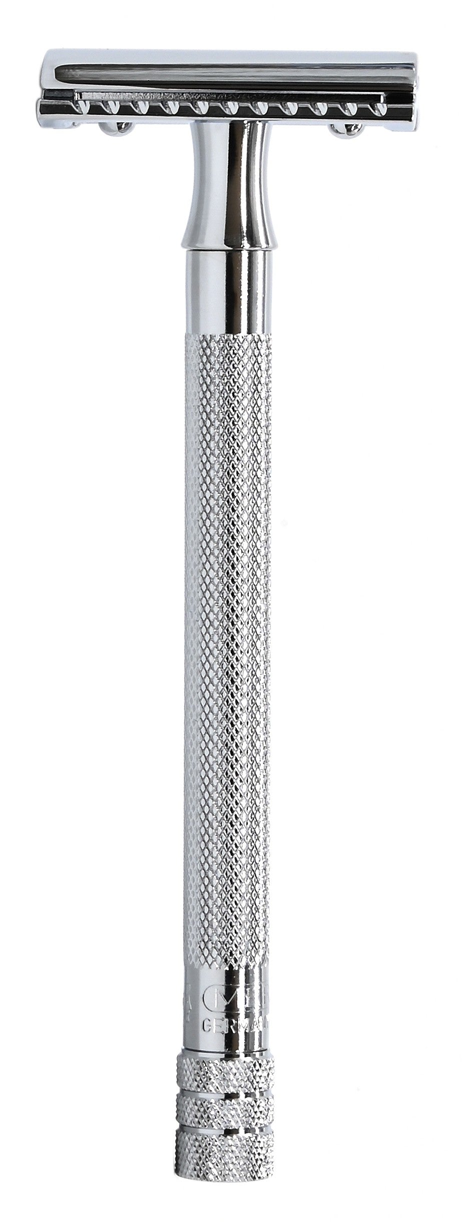 Safety Razor 24c Long Handle Chrome Plated – Traditional Shaving