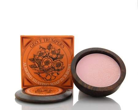 Almond Shaving Soap in Wooden Bowl 80g_2920.jpg