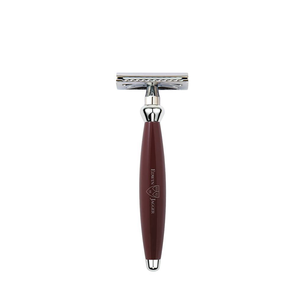 Edwin Jagger DE Razor Red Bulbous £55.00 – Traditional Shaving