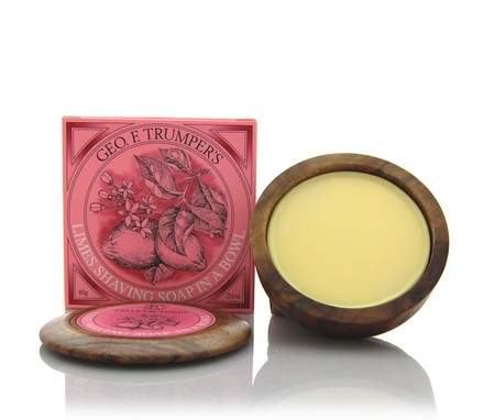 Extract of Limes Shaving Soap in Wooden Bowl 80g_2918.jpg