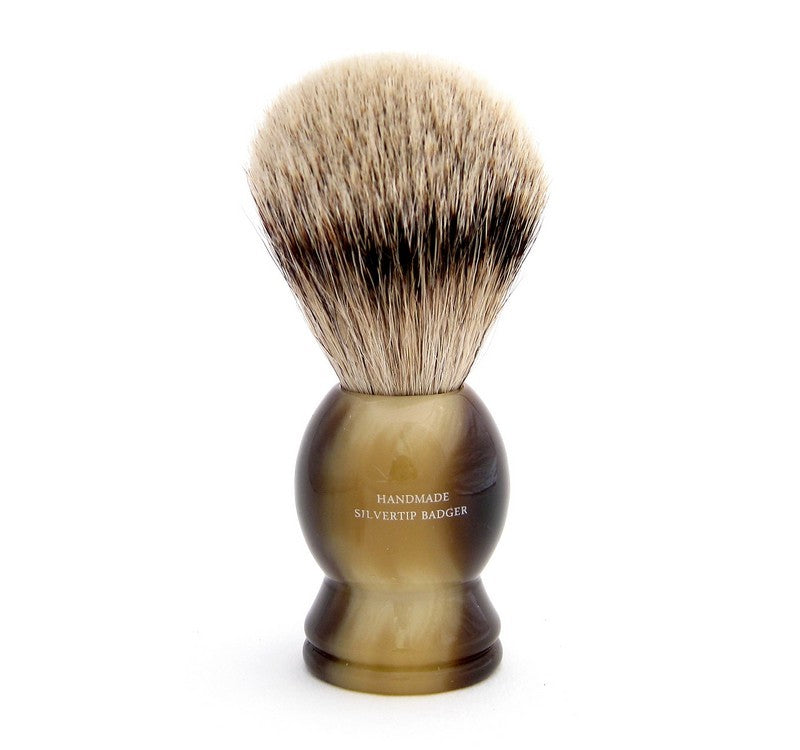 Horn Silver Tip Badger Shaving Brush 100_10.jpg