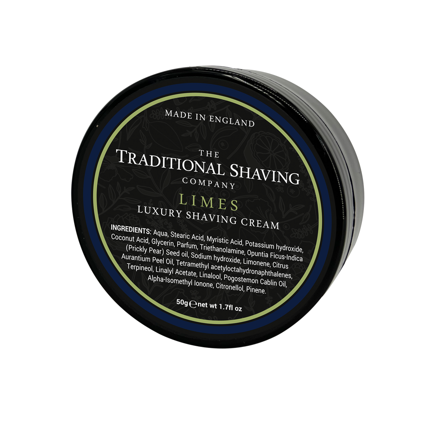 Limes Luxury Travel Shaving Cream 50g