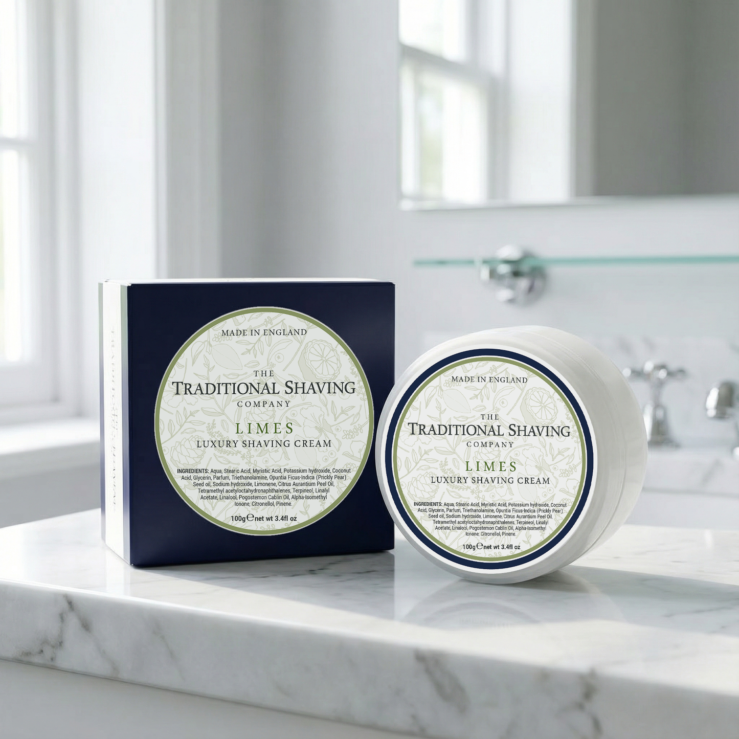 Limes Luxury Shaving Cream 100g