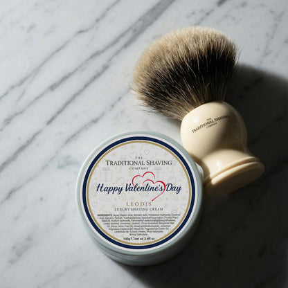 Valentine's Edition -  Personalised Essential Brush Duo  Shaving Set