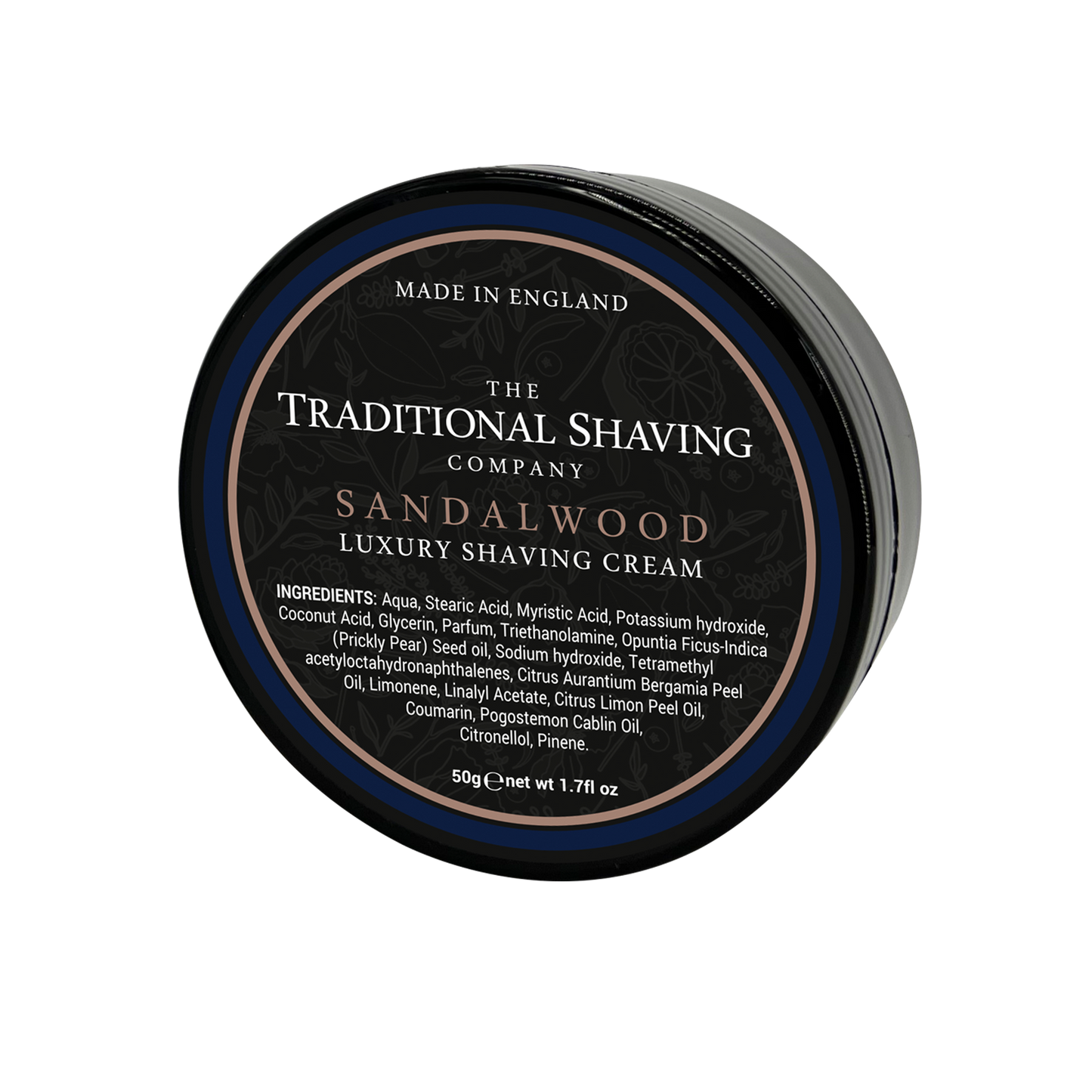 Sandalwood Luxury Travel Shaving Cream 50g