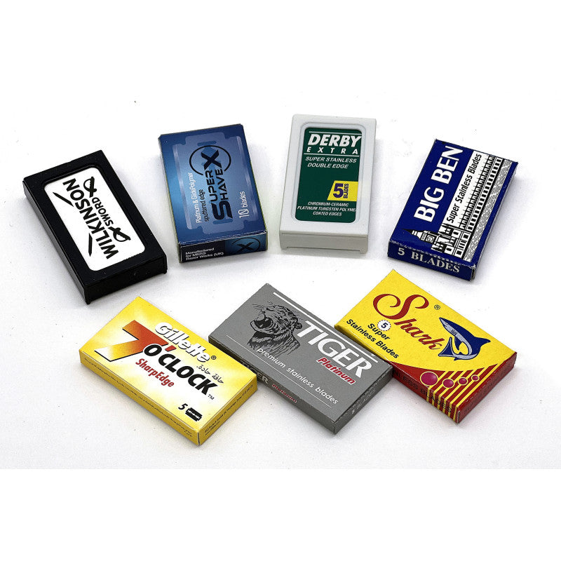 Traditional Shaving Razor Blade Sample Pack 8 00 Traditional Shaving Razor Blade Sample Pack 8 00