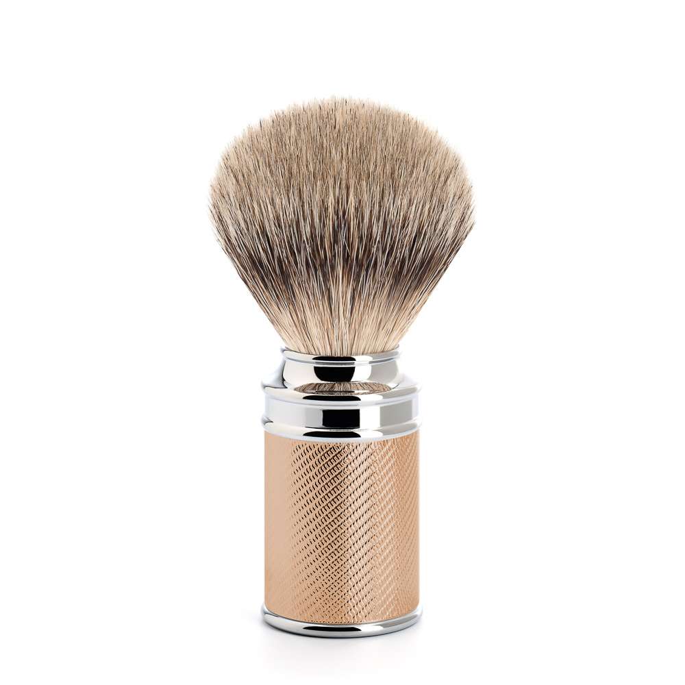 Traditional Rose Gold Silvertip Badger Shaving Brush 091M89RG_3729.jpg
