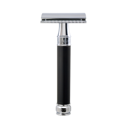 DE Razor Black Rubber Coated DE86RC14BL