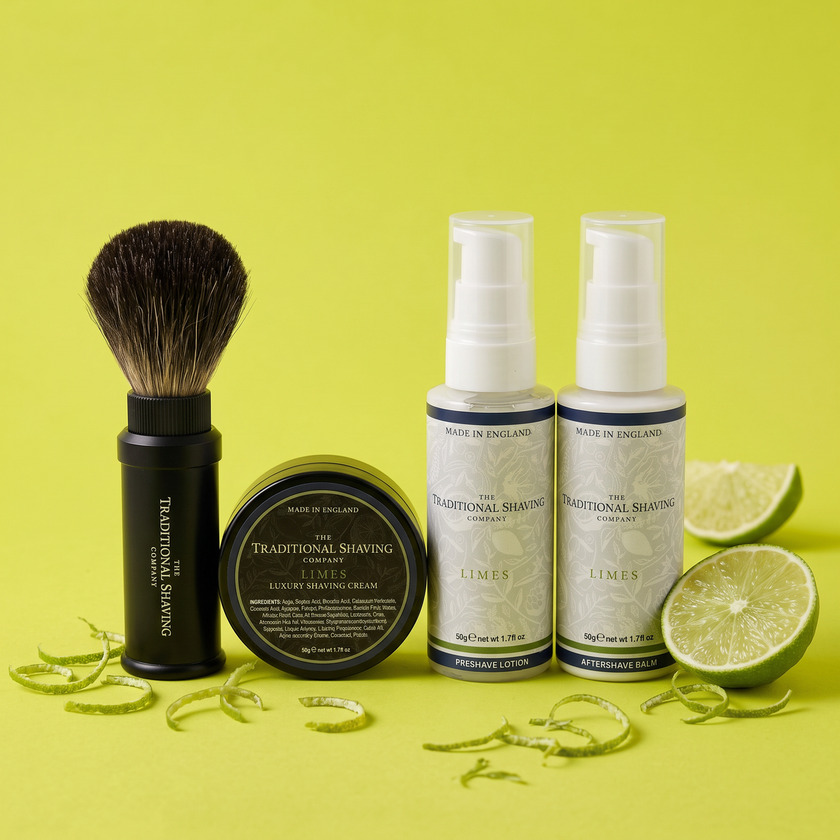 The Travel Barbershop Set - Limes