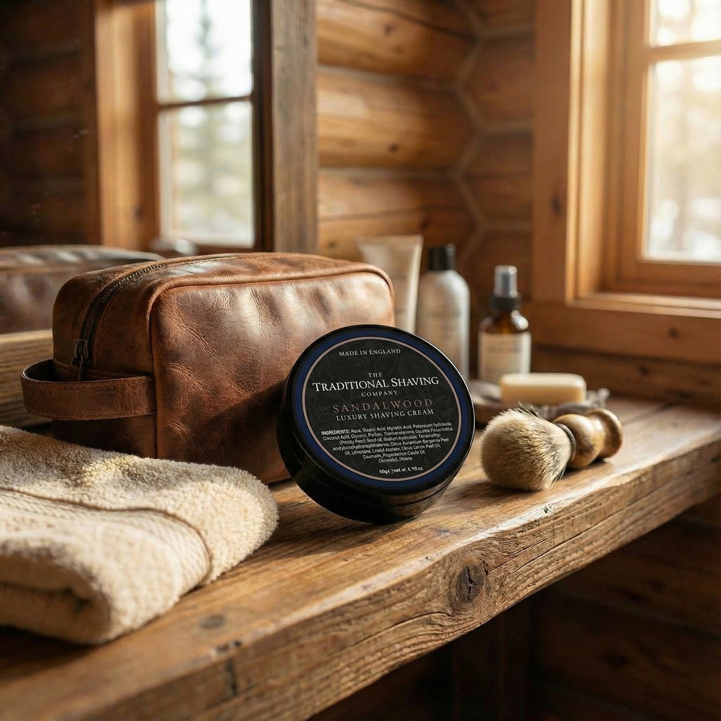 Sandalwood Luxury Travel Shaving Cream 50g