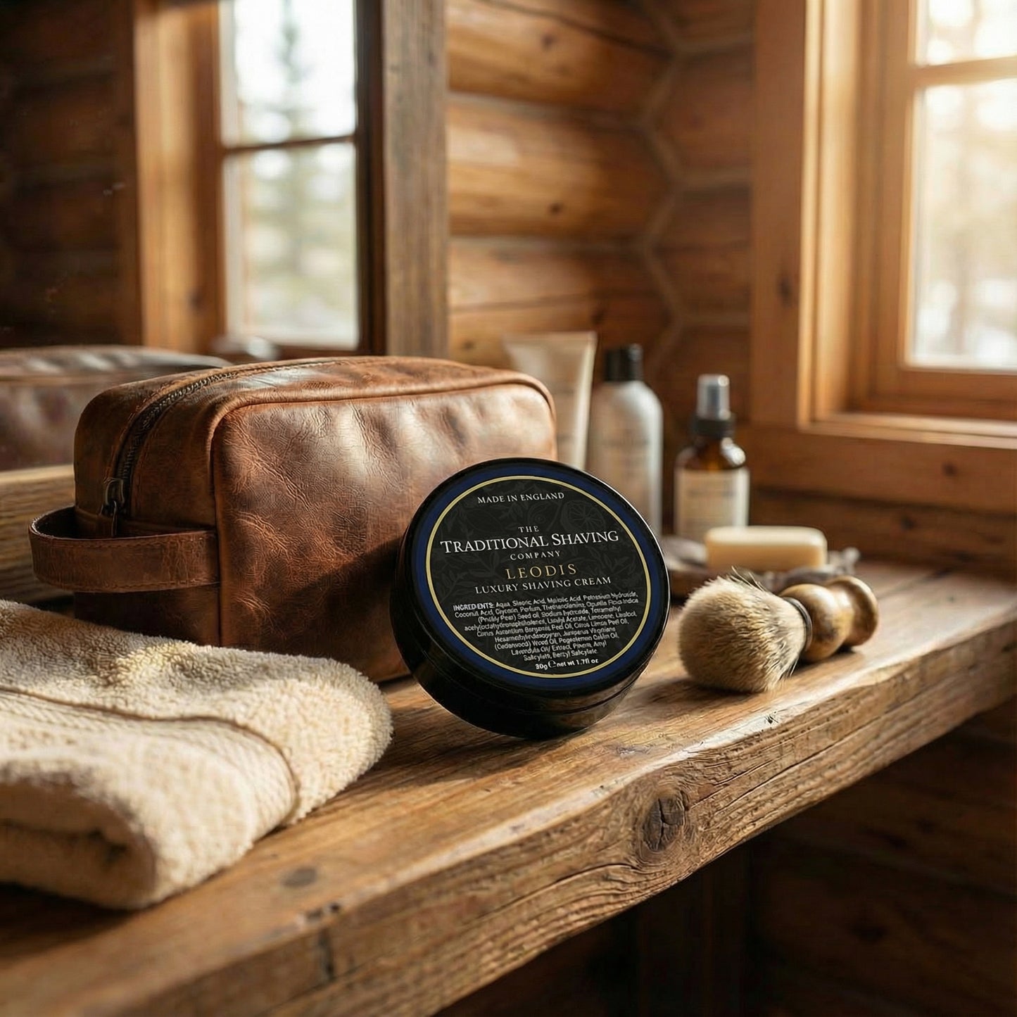 Leodis Luxury Travel Shaving Cream 50g