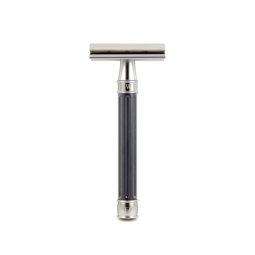 DE 3ONE6 Stainless Steel Safety Razor Gun Metal DESSGA5BL