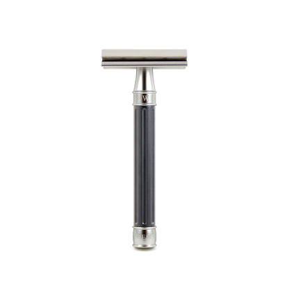 DE 3ONE6 Stainless Steel Safety Razor Gun Metal DESSGA5BL