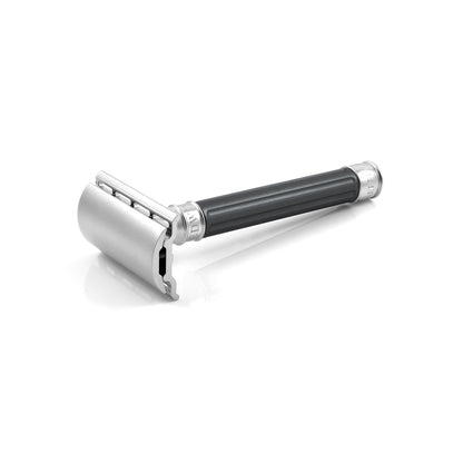 DE 3ONE6 Stainless Steel Safety Razor Gun Metal DESSGA5BL