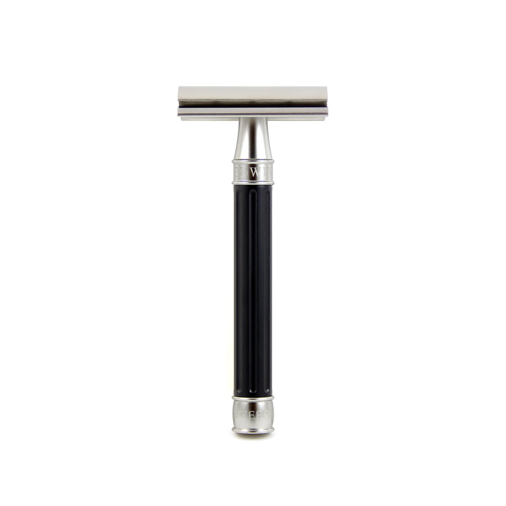 DE 3ONE6 Stainless Steel Safety Razor Black DESSGA6BL