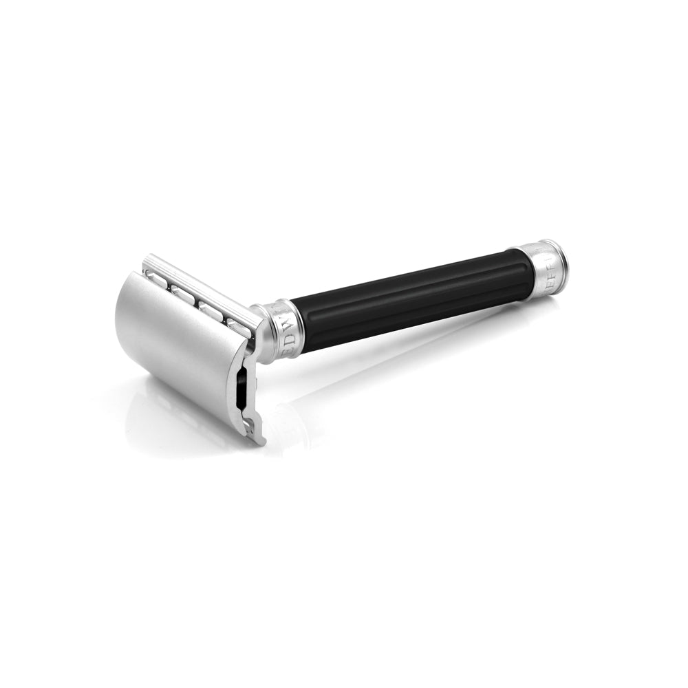 DE 3ONE6 Stainless Steel Safety Razor Black DESSGA6BL