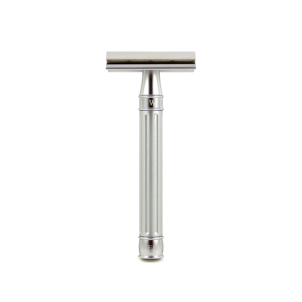 DE 3ONE6 Stainless Steel Safety Razor Silver DESSGA9BL
