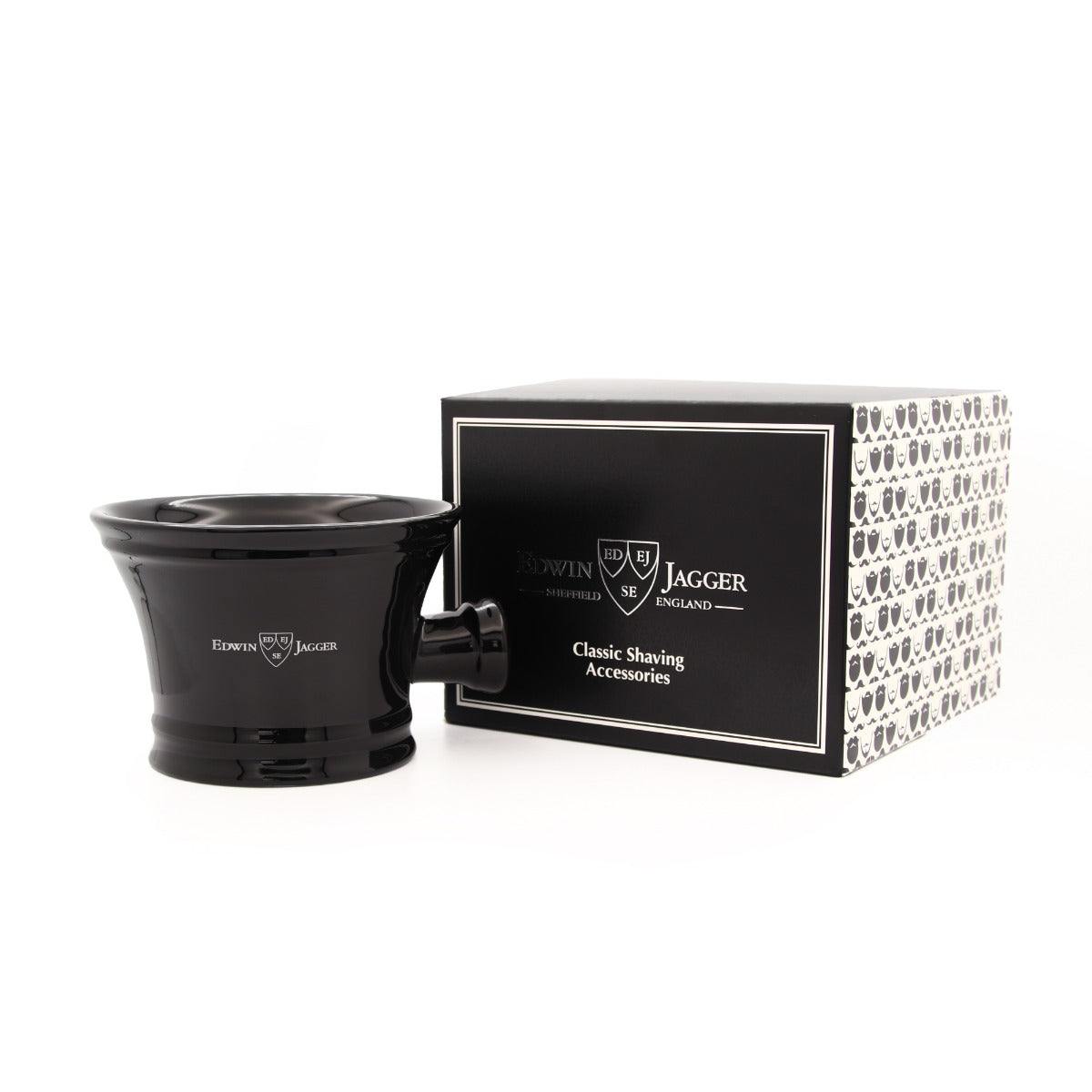 Black Shaving Bowl With Handle RN46