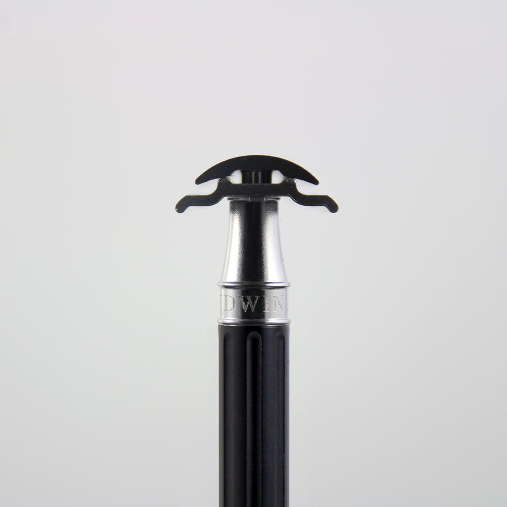 DE 3ONE6 Stainless Steel Safety Razor Black DESSGA6BL