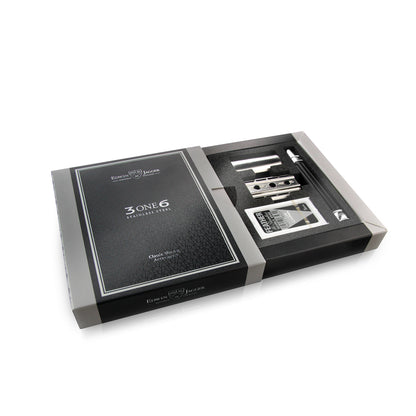 DE 3ONE6 Stainless Steel Safety Razor Black DESSGA6BL