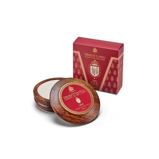 1805 Luxury Shaving Soap in Wooden Bowl 100g